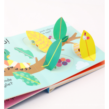 Полная цветная индивидуальная картонная книга для детей